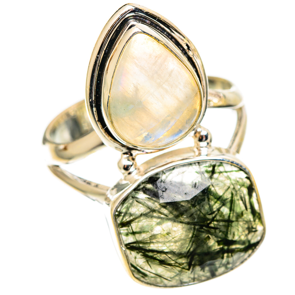 Tourmalinated Quartz Rings handcrafted by Ana Silver Co - RING109919 - Photo 2