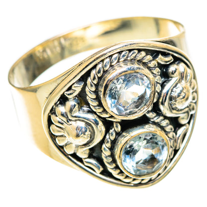 Blue Topaz Rings handcrafted by Ana Silver Co - RING109925 - Photo 2