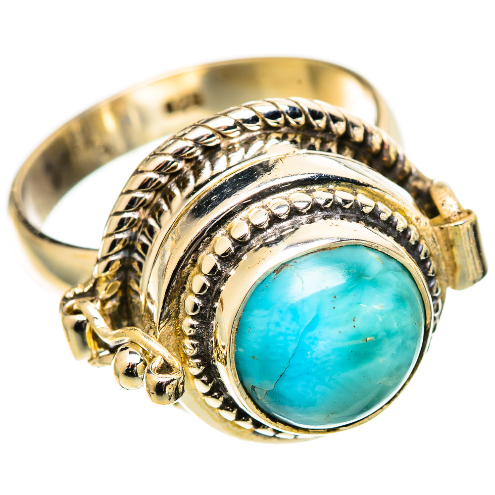 Larimar Rings handcrafted by Ana Silver Co - RING109931 - Photo 2