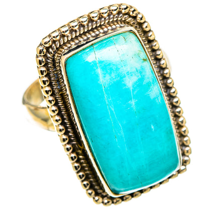 Amazonite Rings handcrafted by Ana Silver Co - RING109933 - Photo 2