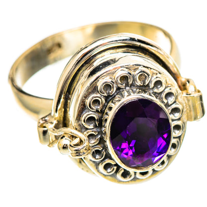 Amethyst Rings handcrafted by Ana Silver Co - RING109947 - Photo 2