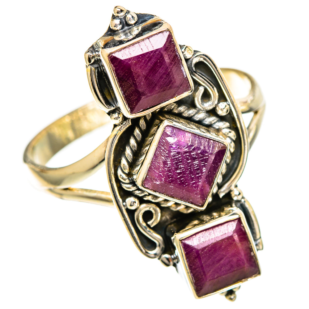 Ruby Rings handcrafted by Ana Silver Co - RING109965 - Photo 2
