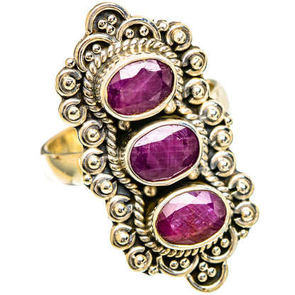 Ruby Rings handcrafted by Ana Silver Co - RING109966 - Photo 2