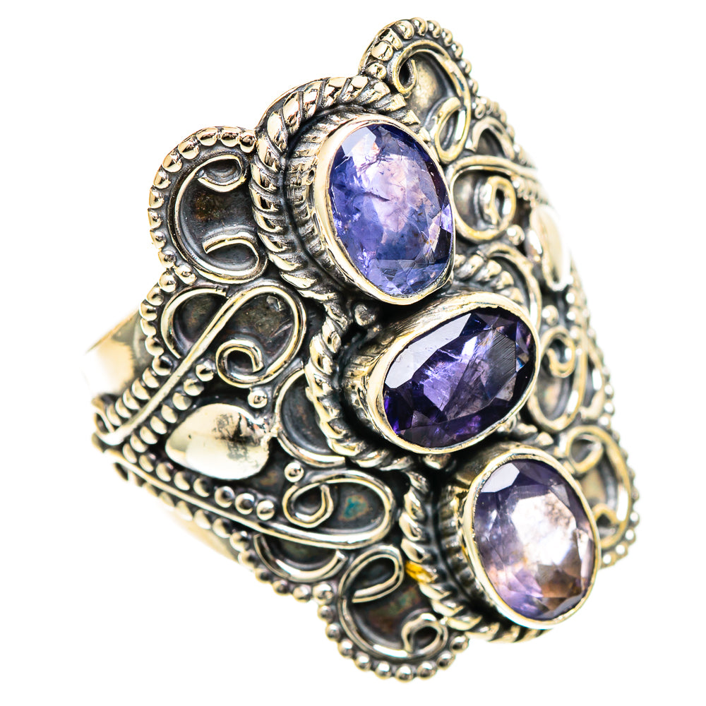 Violet Spinel Rings handcrafted by Ana Silver Co - RING109967 - Photo 2