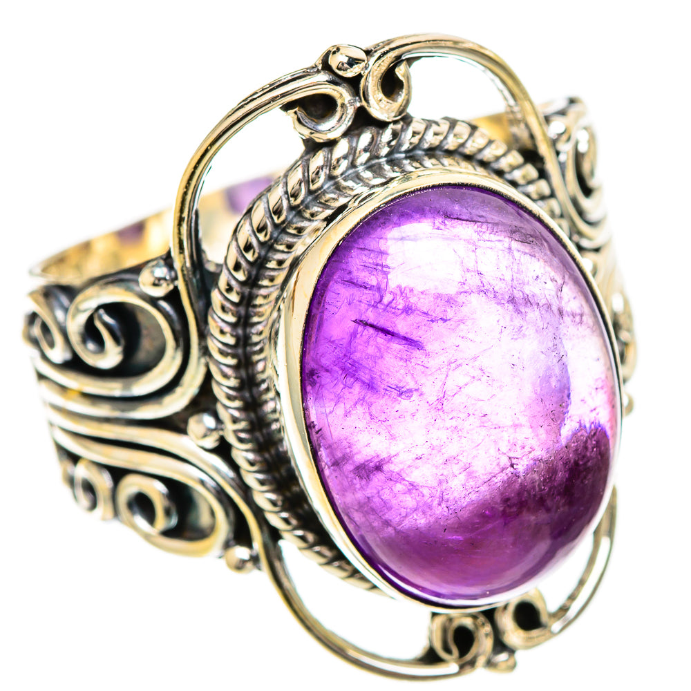 Amethyst Rings handcrafted by Ana Silver Co - RING109969 - Photo 2