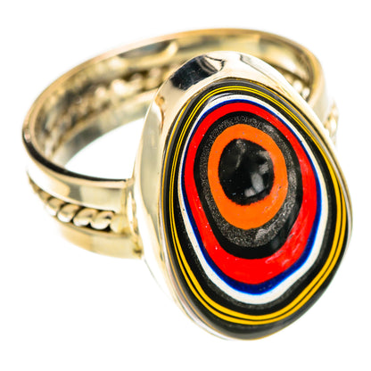 Fordite Rings handcrafted by Ana Silver Co - RING109980 - Photo 2