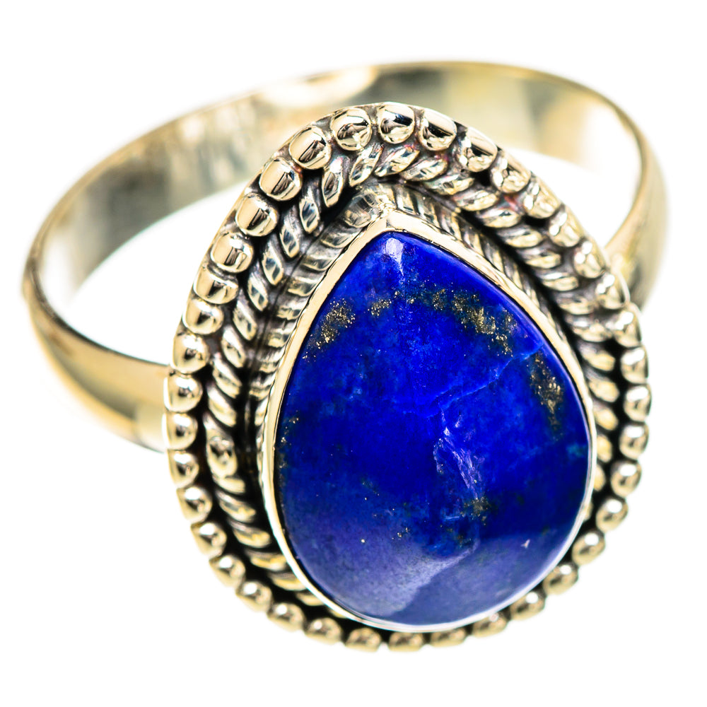 Lapis Lazuli Rings handcrafted by Ana Silver Co - RING109985 - Photo 2