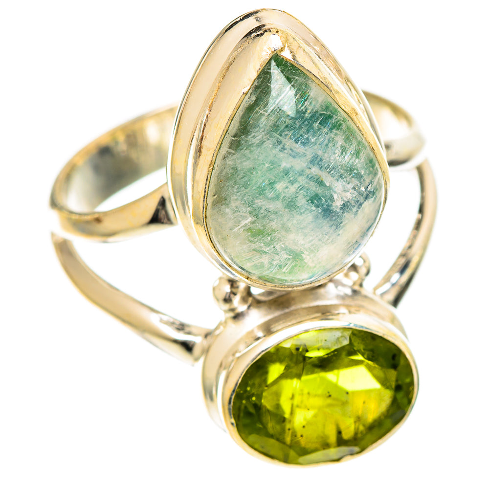 Rainbow Moonstone Rings handcrafted by Ana Silver Co - RING109988 - Photo 2