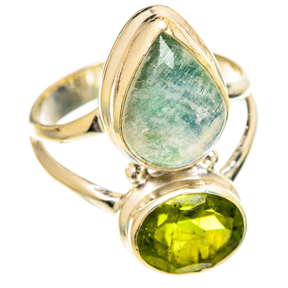 Rainbow Moonstone Rings handcrafted by Ana Silver Co - RING109988 - Photo 2