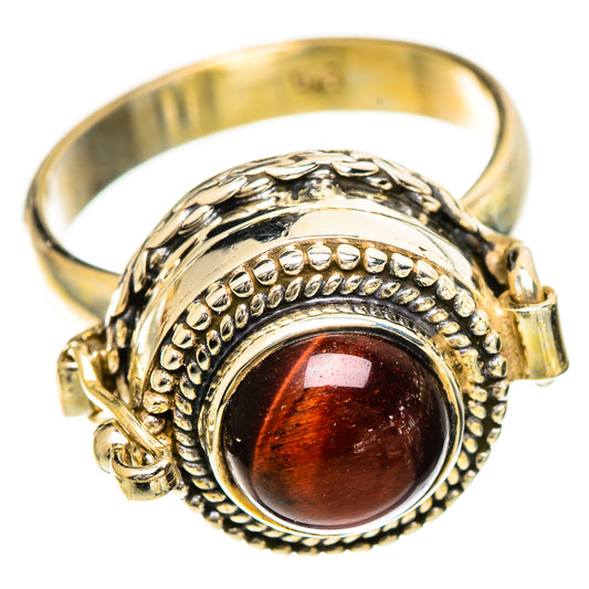 Red Tiger Eye Rings handcrafted by Ana Silver Co - RING109992 - Photo 2