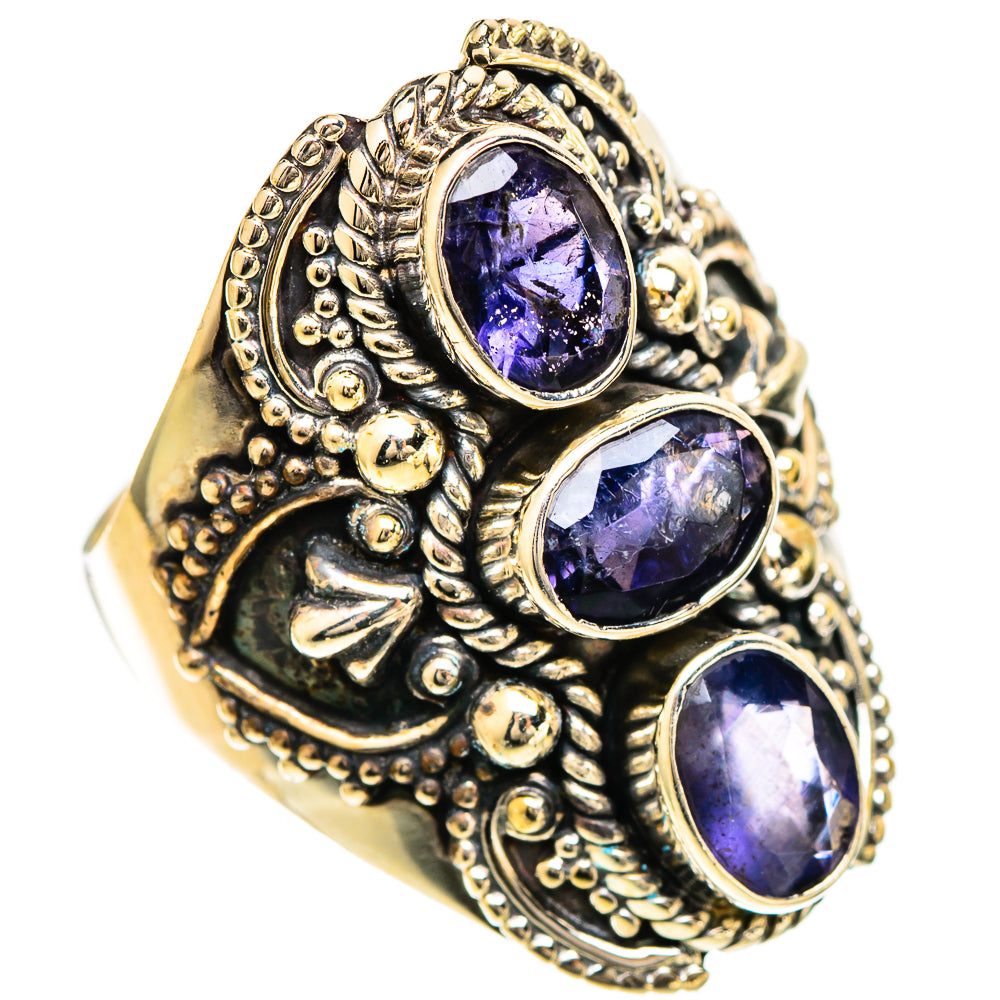 Violet Spinel Rings handcrafted by Ana Silver Co - RING109996 - Photo 2