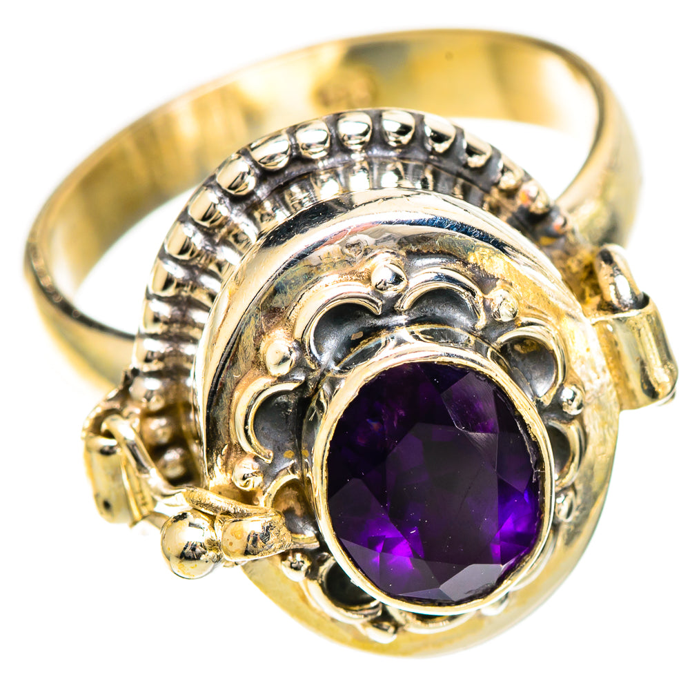 Amethyst Rings handcrafted by Ana Silver Co - RING109997 - Photo 2