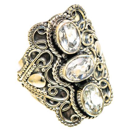 White Quartz Rings handcrafted by Ana Silver Co - RING110005 - Photo 2