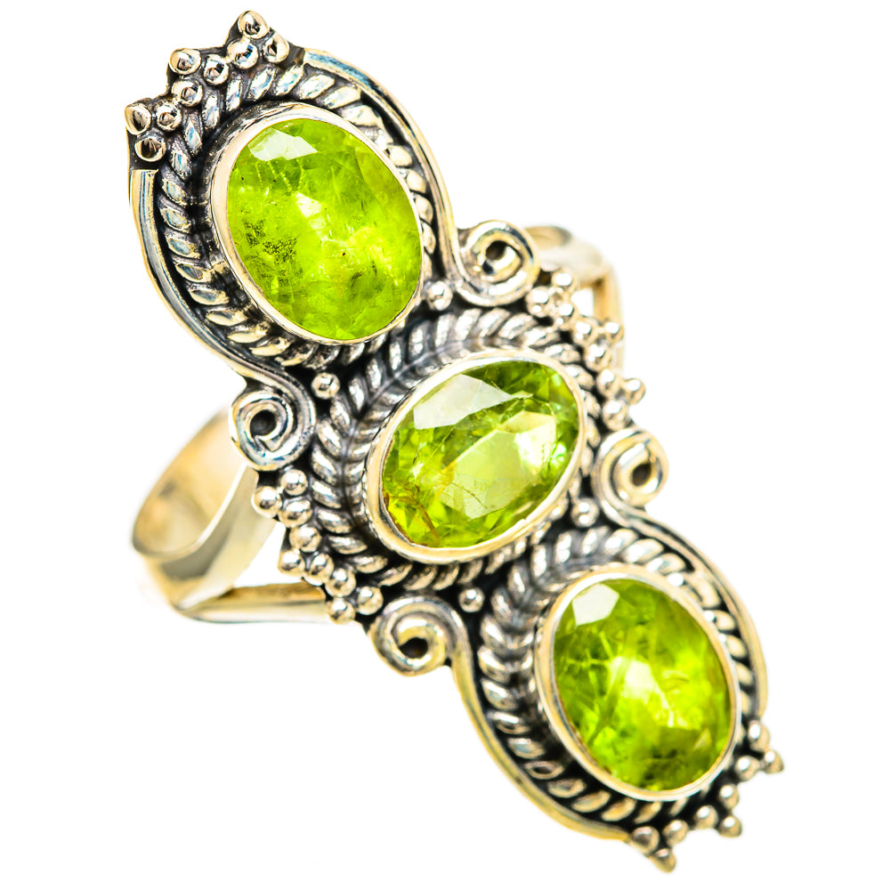 Peridot Rings handcrafted by Ana Silver Co - RING110021 - Photo 2