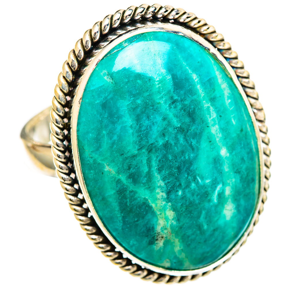 Amazonite Rings handcrafted by Ana Silver Co - RING110025 - Photo 2