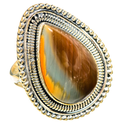 Imperial Jasper Rings handcrafted by Ana Silver Co - RING110027 - Photo 2