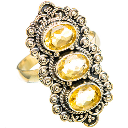 Citrine Rings handcrafted by Ana Silver Co - RING110034 - Photo 2