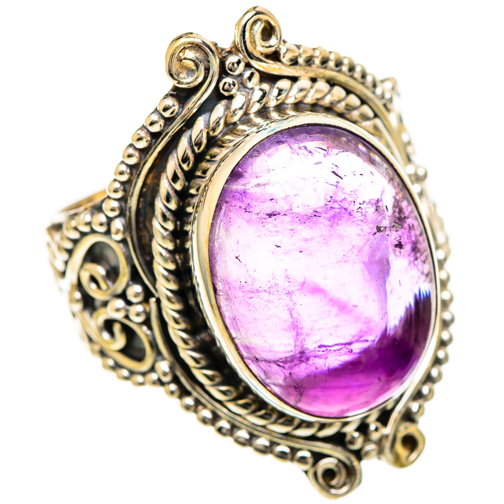 Amethyst Rings handcrafted by Ana Silver Co - RING110035 - Photo 2