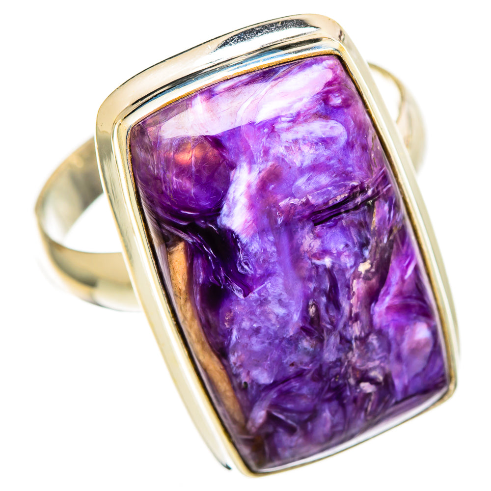 Charoite Rings handcrafted by Ana Silver Co - RING110039 - Photo 2