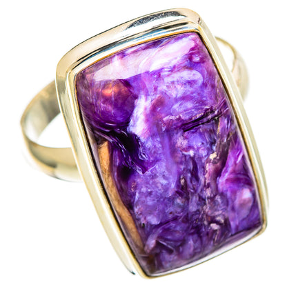 Charoite Rings handcrafted by Ana Silver Co - RING110039 - Photo 2