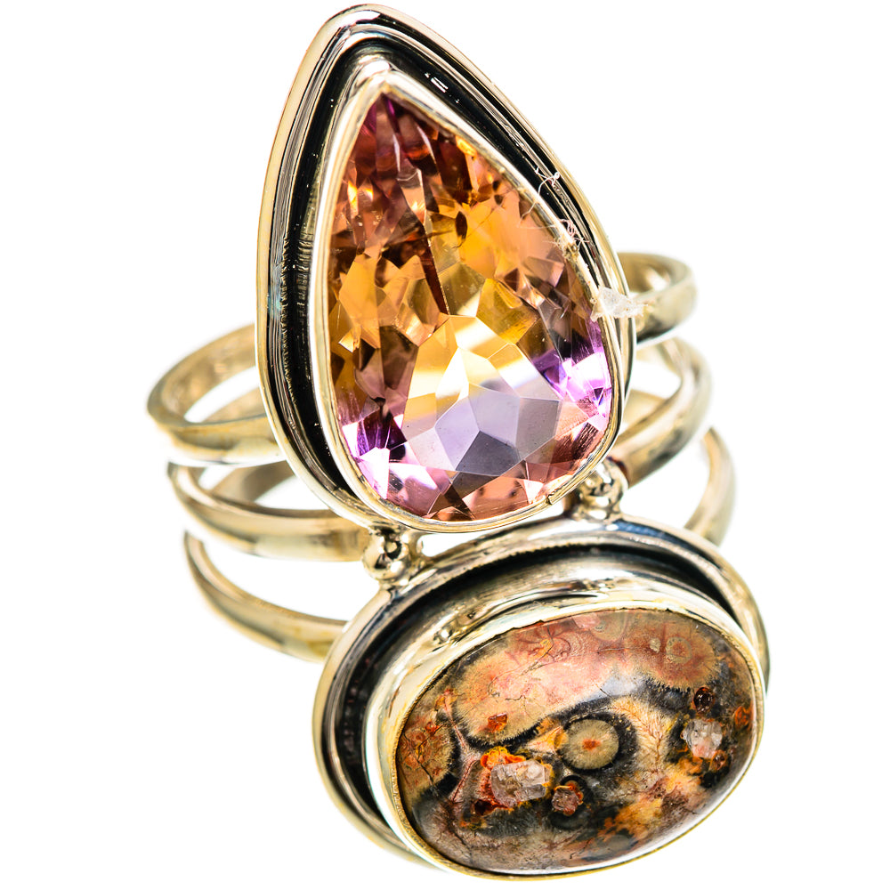 Ocean Jasper Rings handcrafted by Ana Silver Co - RING110047 - Photo 2