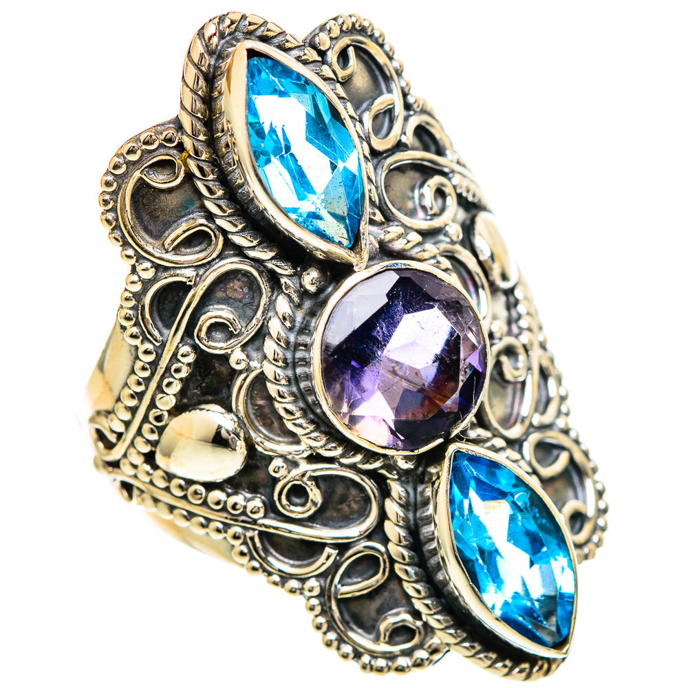 Violet Spinel Rings handcrafted by Ana Silver Co - RING110048 - Photo 2