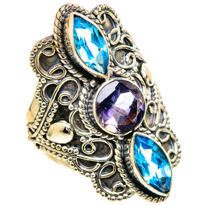 Violet Spinel Rings handcrafted by Ana Silver Co - RING110048 - Photo 2