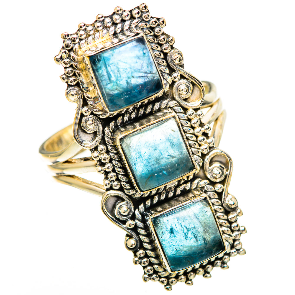 Apatite Rings handcrafted by Ana Silver Co - RING110053 - Photo 2