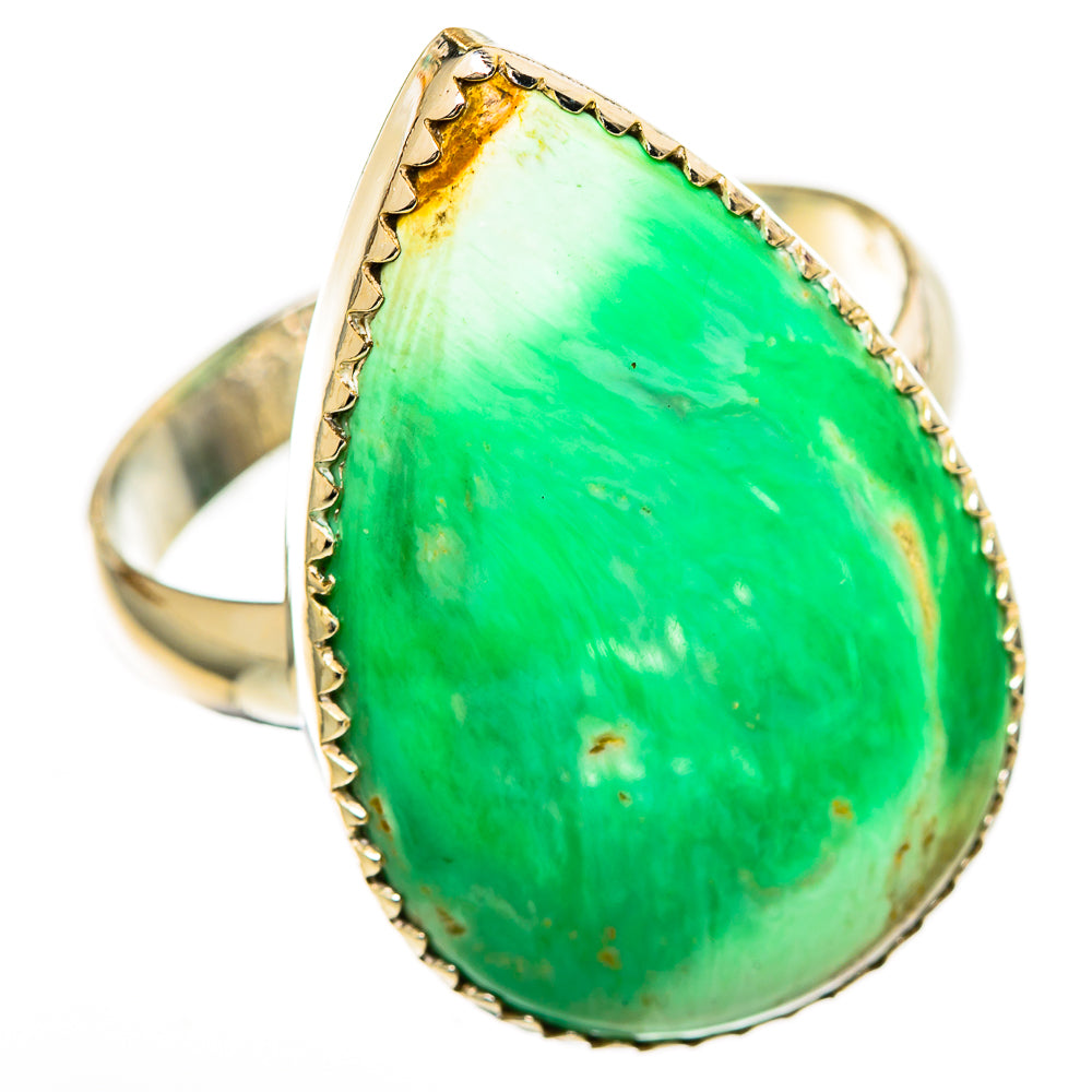 Variscite Rings handcrafted by Ana Silver Co - RING110056 - Photo 2