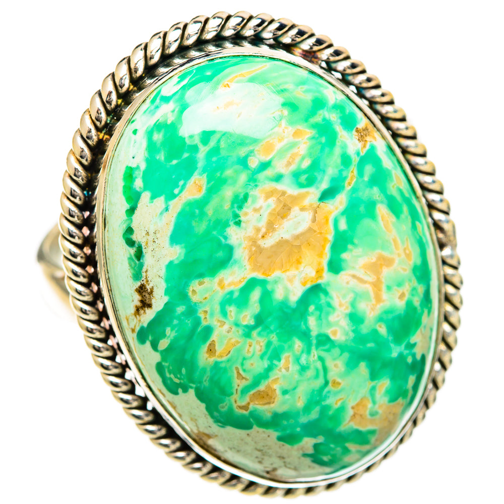 Variscite Rings handcrafted by Ana Silver Co - RING110059 - Photo 2