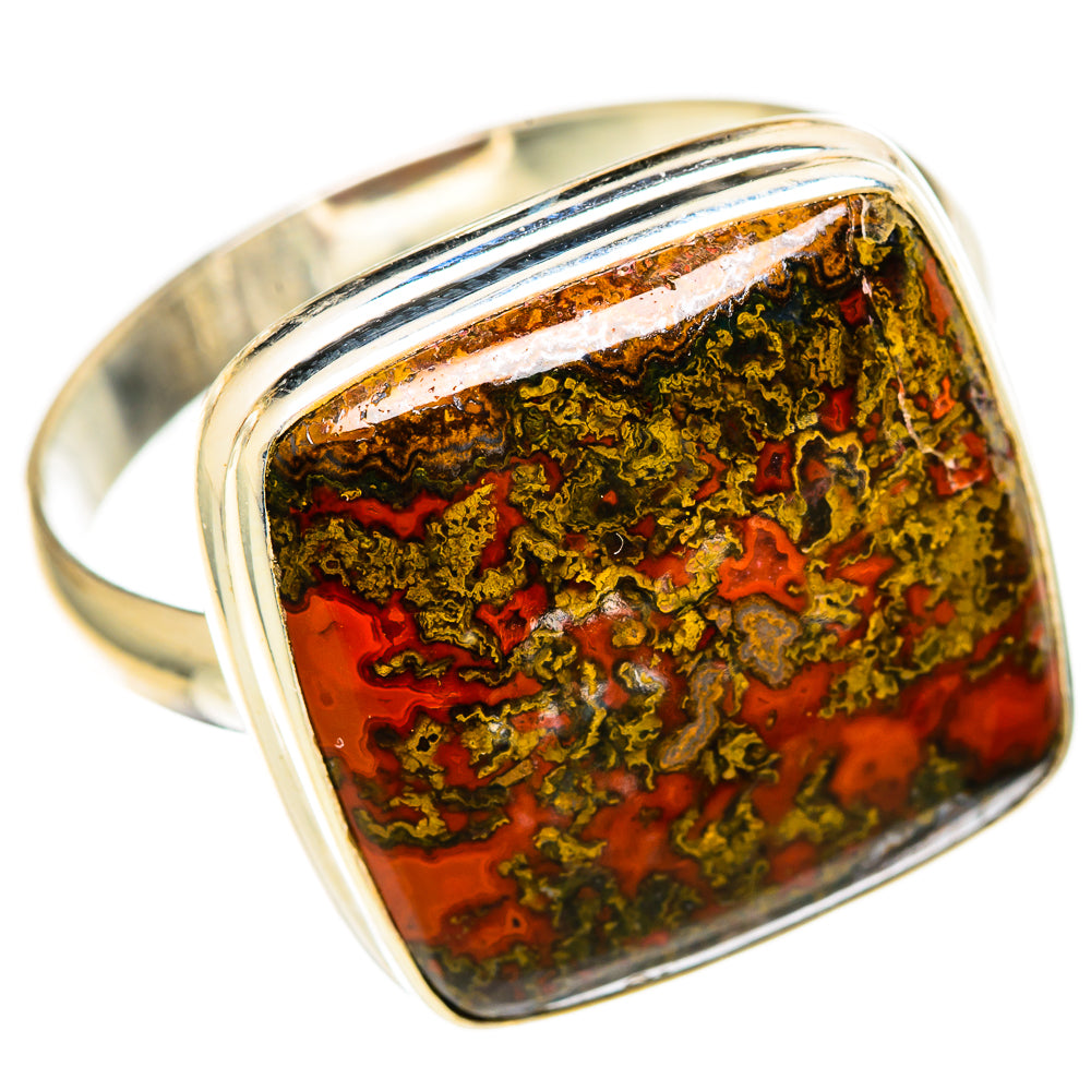 Moroccan Agate Rings handcrafted by Ana Silver Co - RING110061 - Photo 2