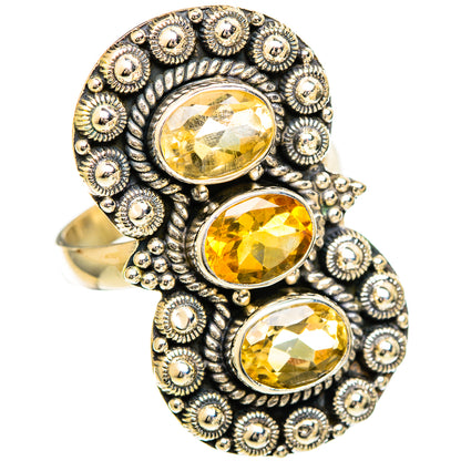 Citrine Rings handcrafted by Ana Silver Co - RING110065 - Photo 2
