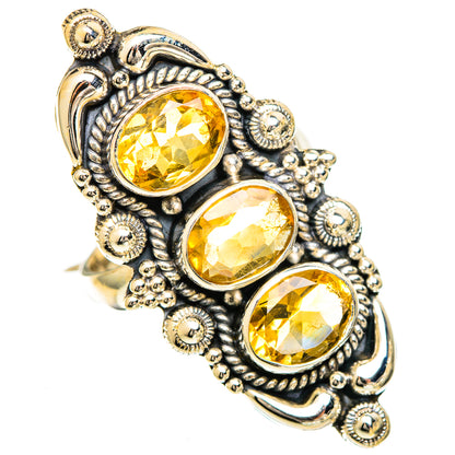Citrine Rings handcrafted by Ana Silver Co - RING110066 - Photo 2