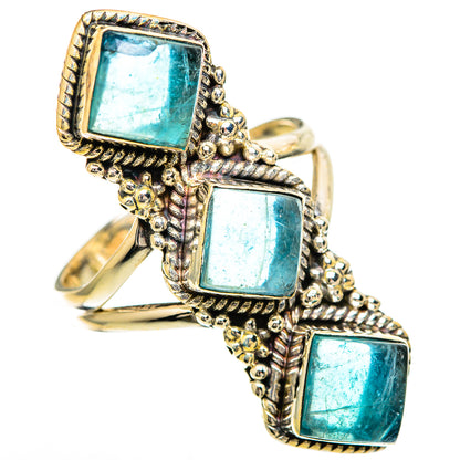 Apatite Rings handcrafted by Ana Silver Co - RING110090 - Photo 2