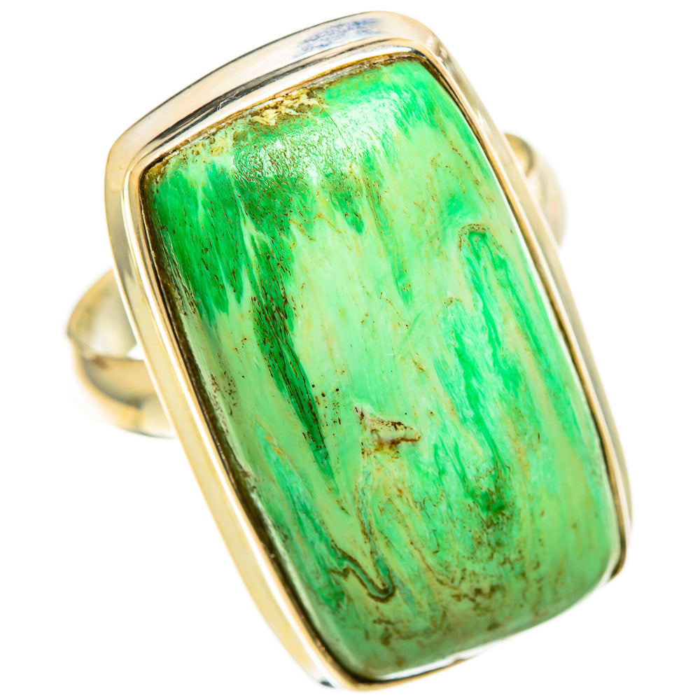 Variscite Rings handcrafted by Ana Silver Co - RING110092 - Photo 2
