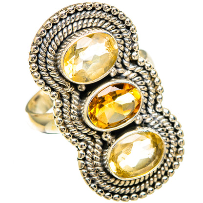 Citrine Rings handcrafted by Ana Silver Co - RING110104 - Photo 2