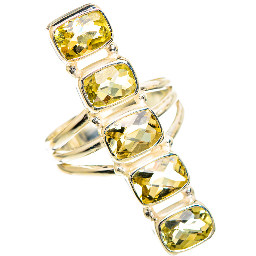 Citrine Rings handcrafted by Ana Silver Co - RING110121 - Photo 2