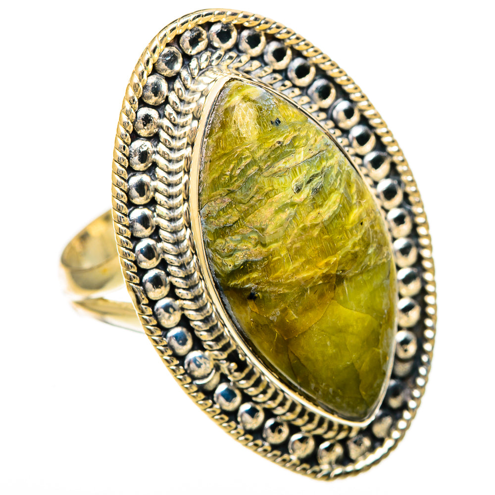 Rainforest Jasper Rings handcrafted by Ana Silver Co - RING110130 - Photo 2