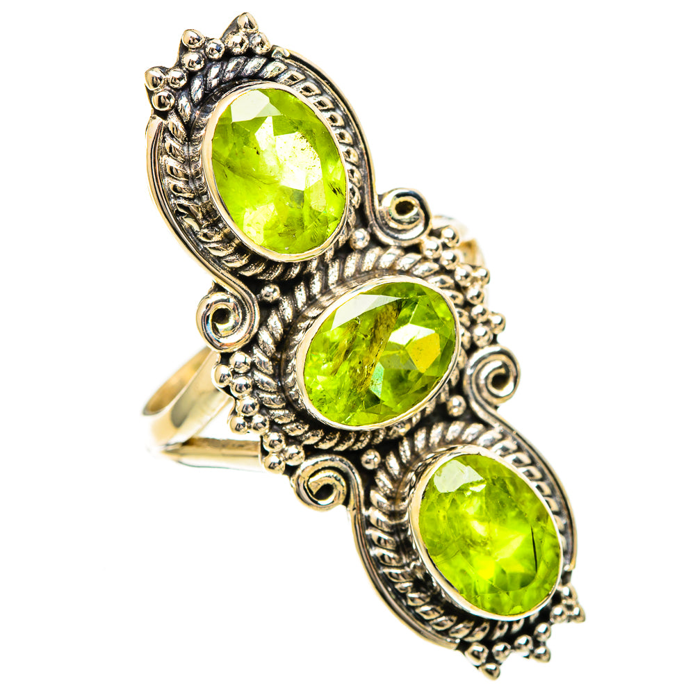 Peridot Rings handcrafted by Ana Silver Co - RING110135 - Photo 2