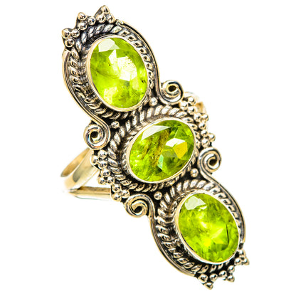 Peridot Rings handcrafted by Ana Silver Co - RING110135 - Photo 2