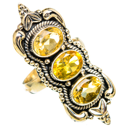 Citrine Rings handcrafted by Ana Silver Co - RING110144 - Photo 2