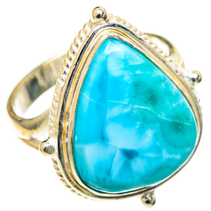 Larimar Rings handcrafted by Ana Silver Co - RING110146 - Photo 2