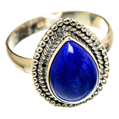 Lapis Lazuli Rings handcrafted by Ana Silver Co - RING110147 - Photo 2