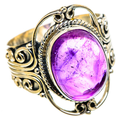 Amethyst Rings handcrafted by Ana Silver Co - RING110160 - Photo 2