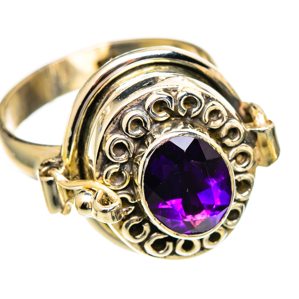 Amethyst Rings handcrafted by Ana Silver Co - RING110162 - Photo 2