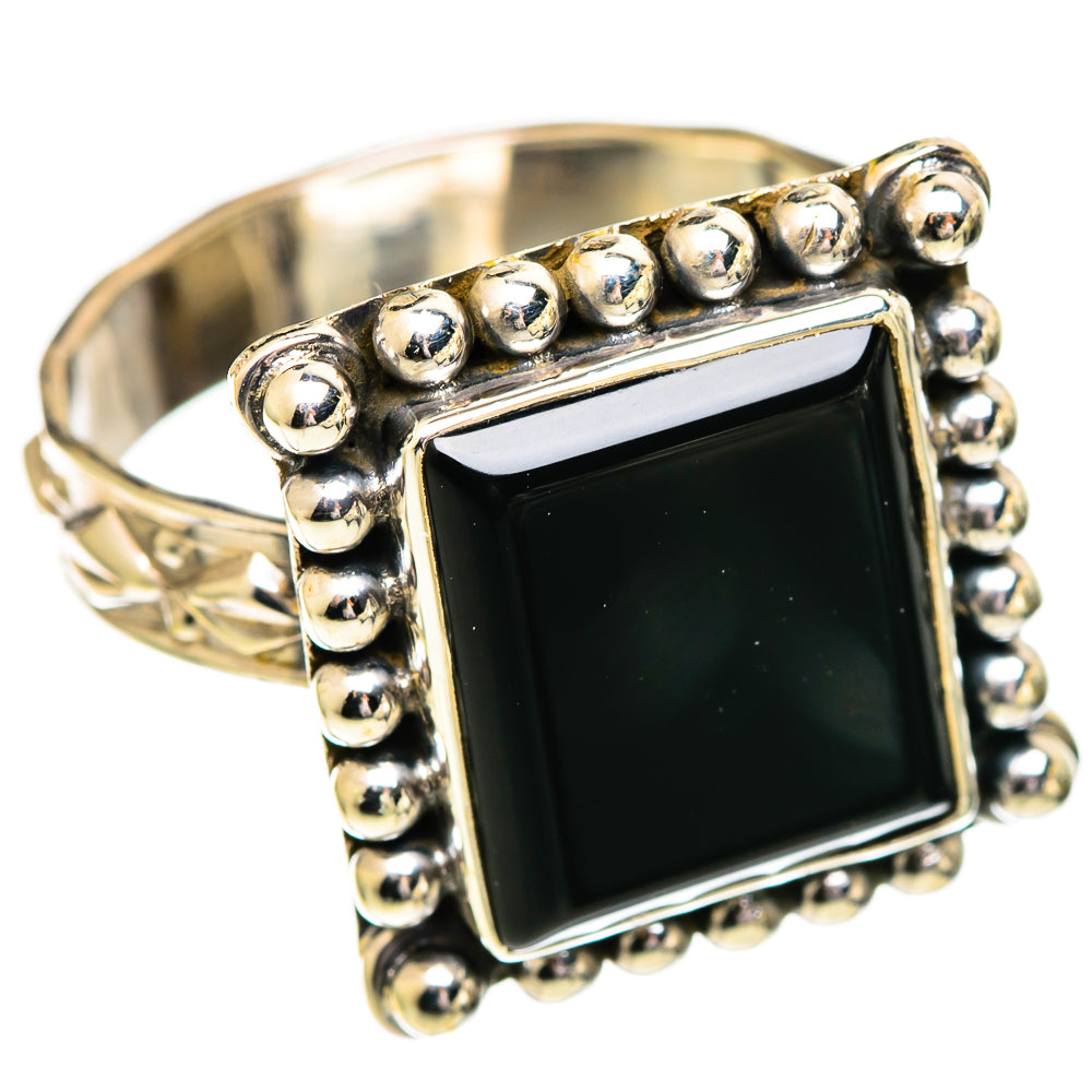 Black Onyx Rings handcrafted by Ana Silver Co - RING110167 - Photo 2