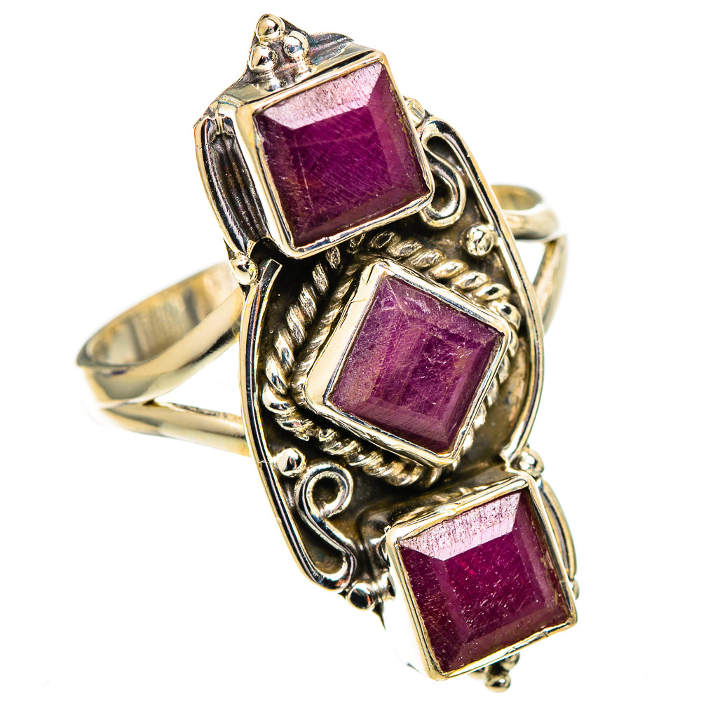 Ruby Rings handcrafted by Ana Silver Co - RING110187 - Photo 2