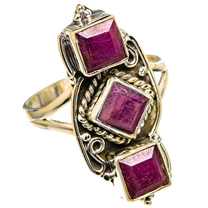 Ruby Rings handcrafted by Ana Silver Co - RING110187 - Photo 2