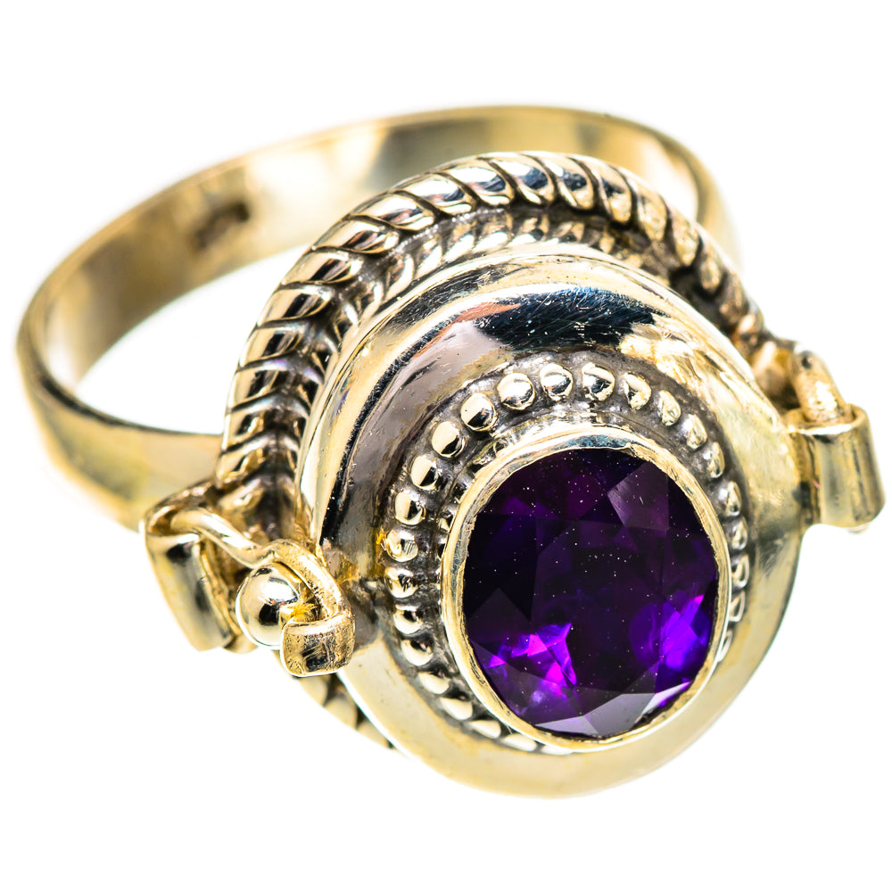 Amethyst Rings handcrafted by Ana Silver Co - RING110191 - Photo 2