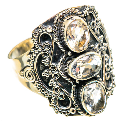 White Quartz Rings handcrafted by Ana Silver Co - RING110199 - Photo 2